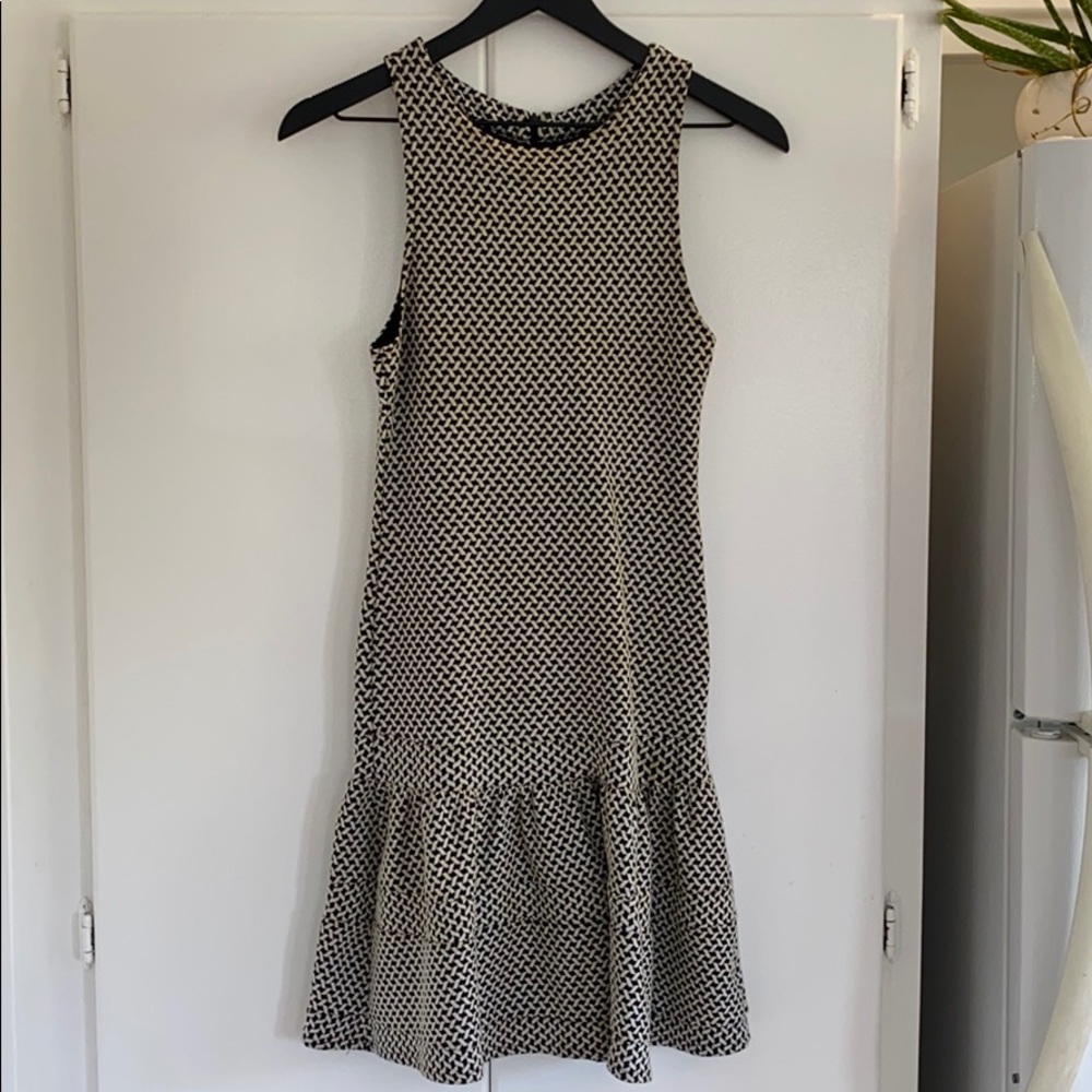 Vintage Ruffle Hem Dress